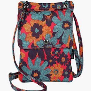 Floral Crossbody Phone Bag Purse RFID Blocking Handbag for Women